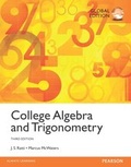 Cover: College Algebra and Trigonometry, Global Edition - Pearson