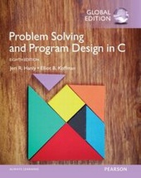 Enlarge image Cover: Problem Solving and Program Design in C, Global Edition - Pearson