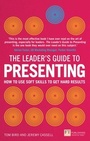 Cover: Leader's Guide to Presenting, The - Pearson Professional
