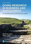 Cover: Doing Research in Business and Management - Pearson Education Limited