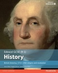 Cover: Edexcel GCSE (9-1) History British America, 1713: empire and revolution Student Book - Pearson Education Limited
