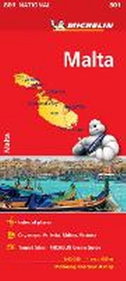 Abbildung von: Malta National Map 801 - Michelin Editions des Voyages