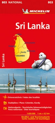 Abbildung von: Michelin Sri Lanka - Michelin Editions des Voyages
