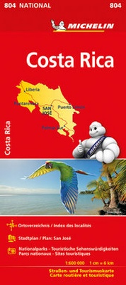 Abbildung von: Michelin Costa Rica - Michelin Editions des Voyages