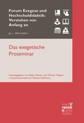 Cover: Verstehen von Anfang an, 1, 2 (2016) - Narr Francke Attempto