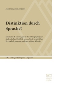 Abbildung von: Distinktion durch Sprache? - Narr Francke Attempto Verlag