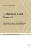 Cover: Distinktion durch Sprache? - Narr Francke Attempto Verlag