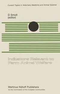 Abbildung von: Indicators Relevant to Farm Animal Welfare - Kluwer Academic Publishers