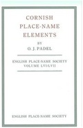 Cover: Cornish Place Name Elements - English Place-Name Society