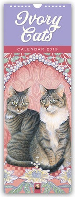 Enlarge image Cover: Ivory Cats 2019 - Flame Tree Publishing