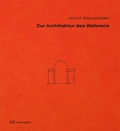 Cover: Zur Architektur des Wohnens - Park Books