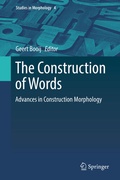 Cover: The Construction of Words - Springer