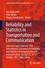 Cover: Reliability and Statistics in Transportation and Communication - Springer