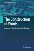 Cover: The Construction of Words - Springer