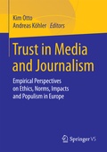 Cover: Trust in Media and Journalism - Springer VS