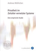 Cover: Privatheit im Zeitalter vernetzter Systeme - Verlag Barbara Budrich