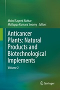 Cover: Anticancer Plants: Natural Products and Biotechnological Implements - Springer