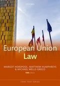 Cover: European Union Law - Oxford University Press
