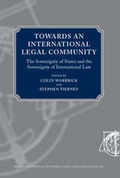 Cover: Towards an International Legal Community? - British Institute of International & Comparative Law