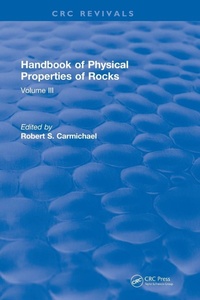 Enlarge image Cover: Handbook of Physical Properties of Rocks (1984) - CRC Press
