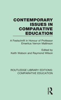Enlarge image Cover: Contemporary Issues in Comparative Education - Routledge