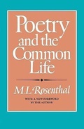 Cover: Poetry and the Common Life - Persea Books