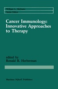 Cover: Cancer Immunology: Innovative Approaches to Therapy - Kluwer Academic Publishers