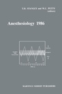 Cover: Anesthesiology 1986 - Kluwer Academic Publishers