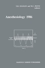 Cover: Anesthesiology 1986 - Springer