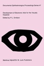 Cover: Development of Electronic Aids for the Visually Impaired - Kluwer Academic Publishers