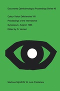 Cover: Colour Vision Deficiencies VIII - Springer