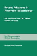 Cover: Recent Advances in Anaerobic Bacteriology - Springer