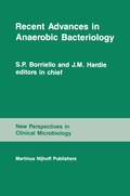 Cover: Recent Advances in Anaerobic Bacteriology - Springer