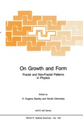 Cover: On Growth and Form - Kluwer Academic Publishers