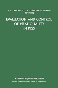 Enlarge image Cover: Evaluation and Control of Meat Quality in Pigs - Springer