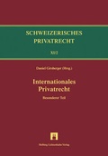 Cover: Bd.XI/2: Internationales Privatrecht - Helbing & Lichtenhahn