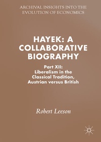 Enlarge image Cover: Hayek: A Collaborative Biography - Palgrave Macmillan