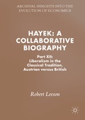 Cover: Hayek: A Collaborative Biography - Palgrave Macmillan