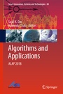 Cover: Algorithms and Applications - Springer