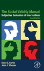 Cover: The Social Validity Manual - Academic Press