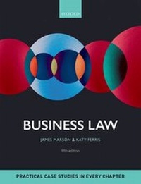 Enlarge image Cover: Business Law - Oxford University Press
