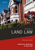 Cover: Textbook on Land Law - Oxford University Press