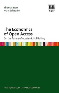 Enlarge image Cover: The Economics of Open Access - Edward Elgar Publishing