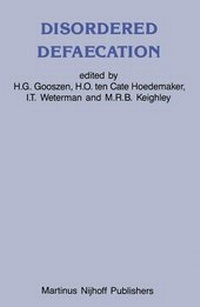 Enlarge image Cover: Disordered Defaecation - Kluwer Academic Publishers