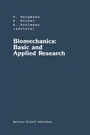 Cover: Biomechanics: Basic and Applied Research - Kluwer Academic Publishers