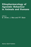 Cover: Ethopharmacology of Agonistic Behaviour in Animals and Humans - Springer