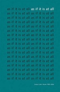 Cover: As If it is at All - Coracle Press