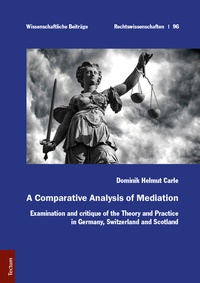 Abbildung von: A Comparative Analysis of Mediation - Tectum Wissenschaftsverlag
