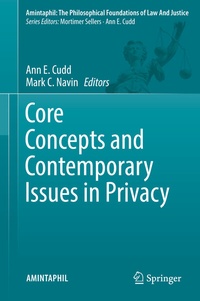 Enlarge image Cover: Core Concepts and Contemporary Issues in Privacy - Springer