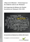 Cover: Alltag in der Diktatur - Erinnerungen an das d&ouml;rfliche Leben in der Wedemark - ecrivir-die textmacher